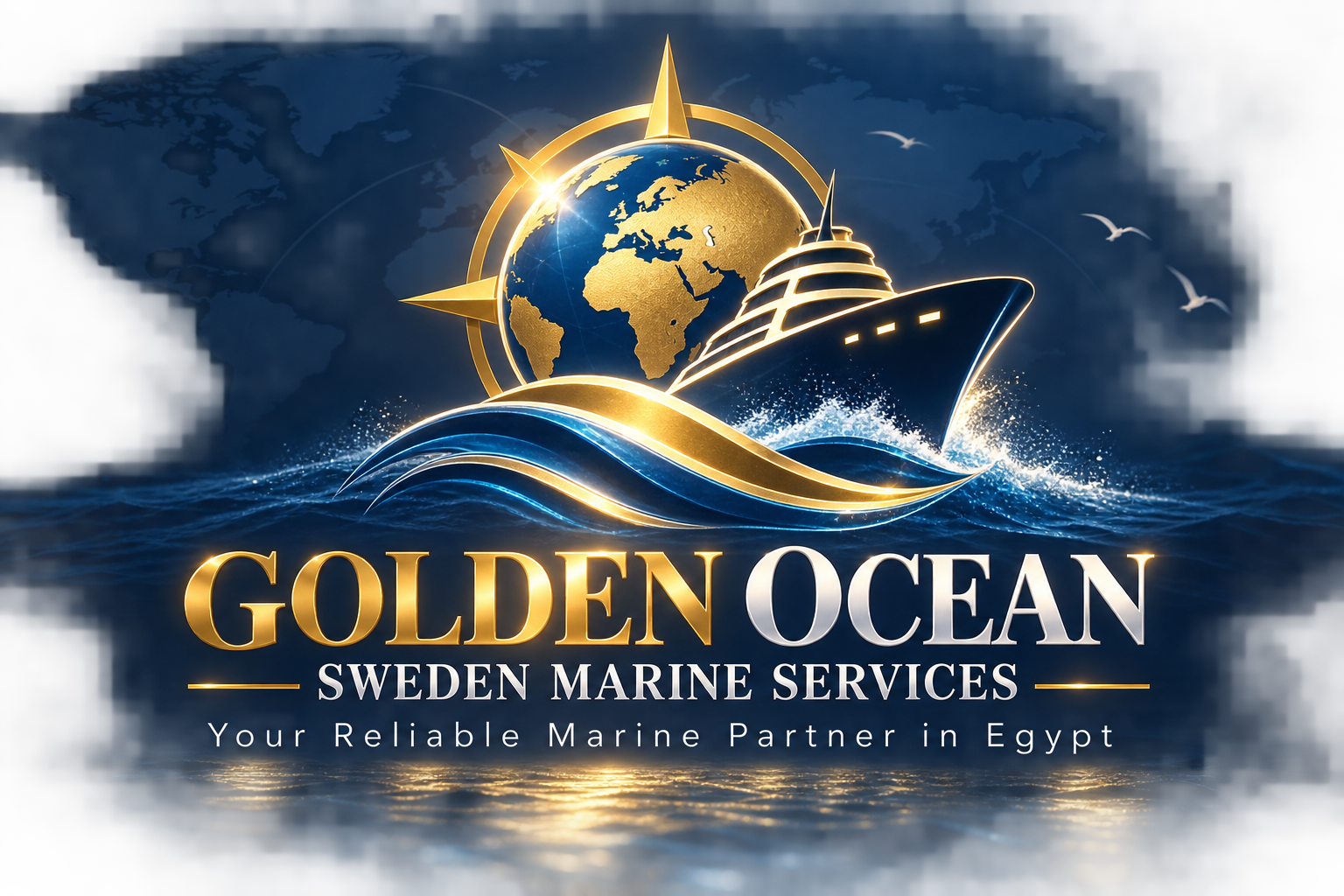 Golden Ocean Sweden Marine Services logo